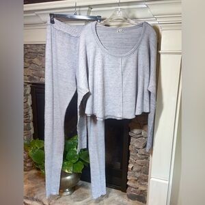 Free People Soft Lightweight Knit Lounge Set